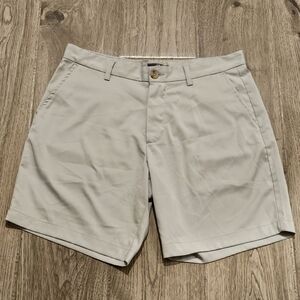 Southern Point Co Performance Golf Shorts - Light Grey - Size 34x7.5"